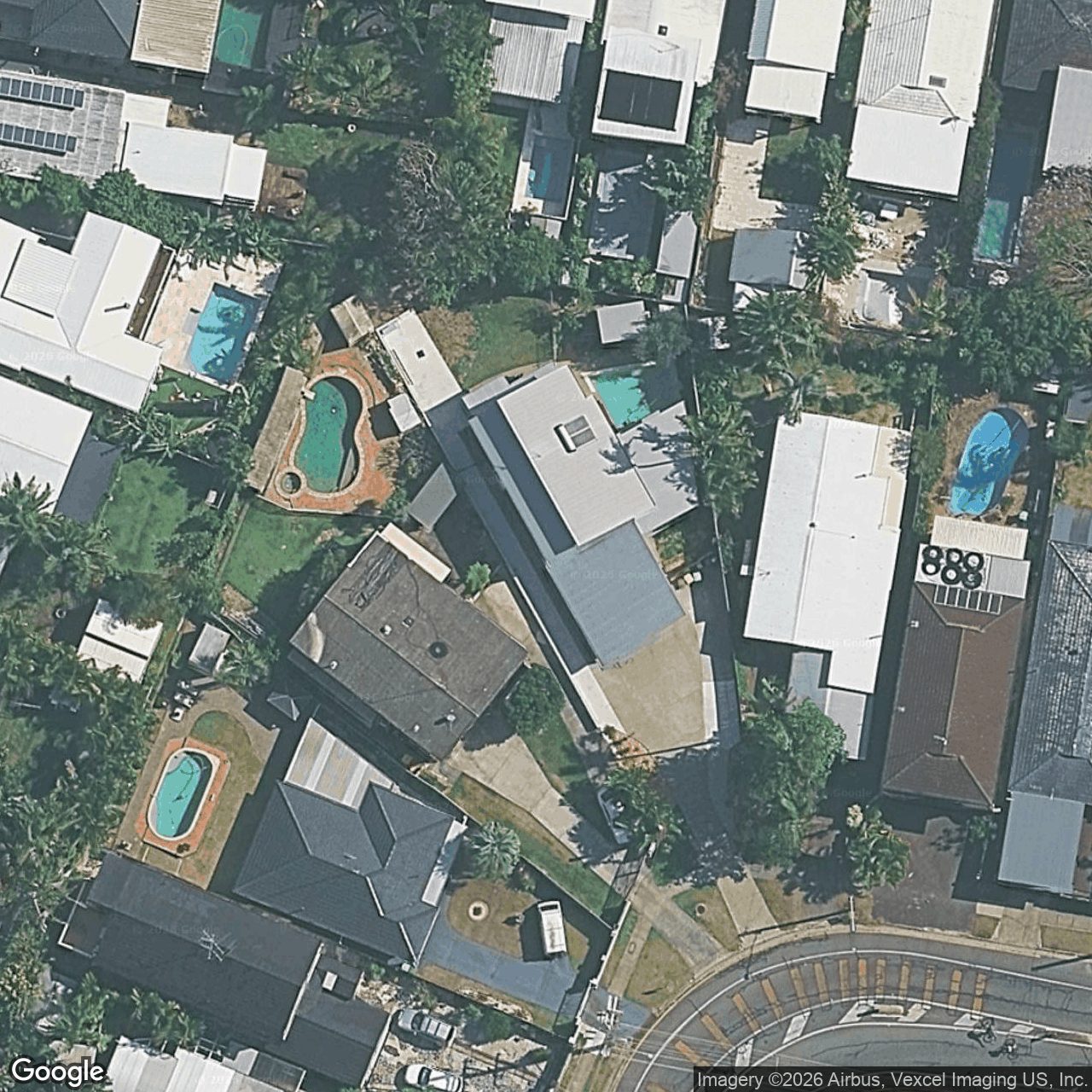 Aerial view of 39 Bardon Avenue, Miami QLD 4220