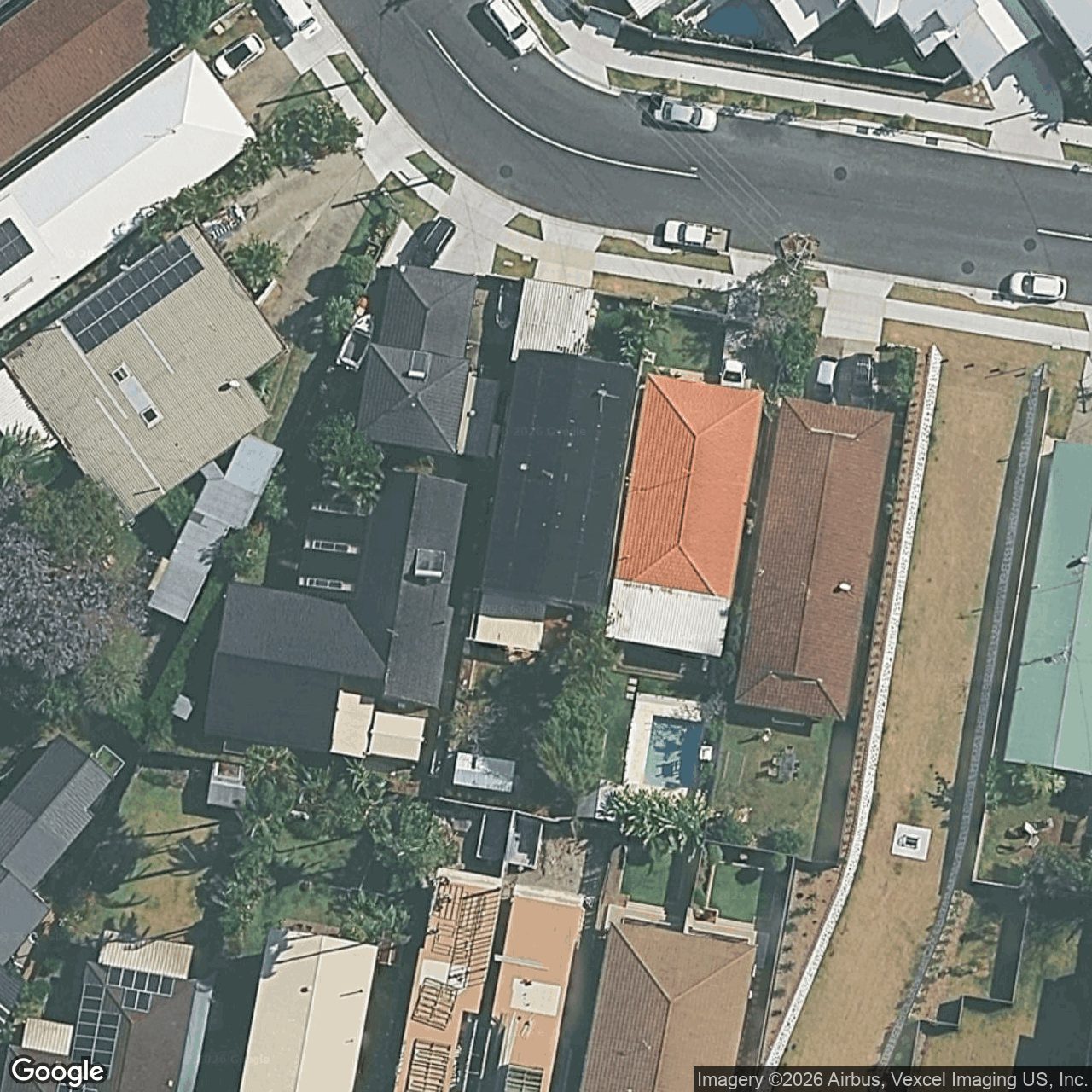Aerial view of 46 Miami Shore Parade, Miami QLD 4220