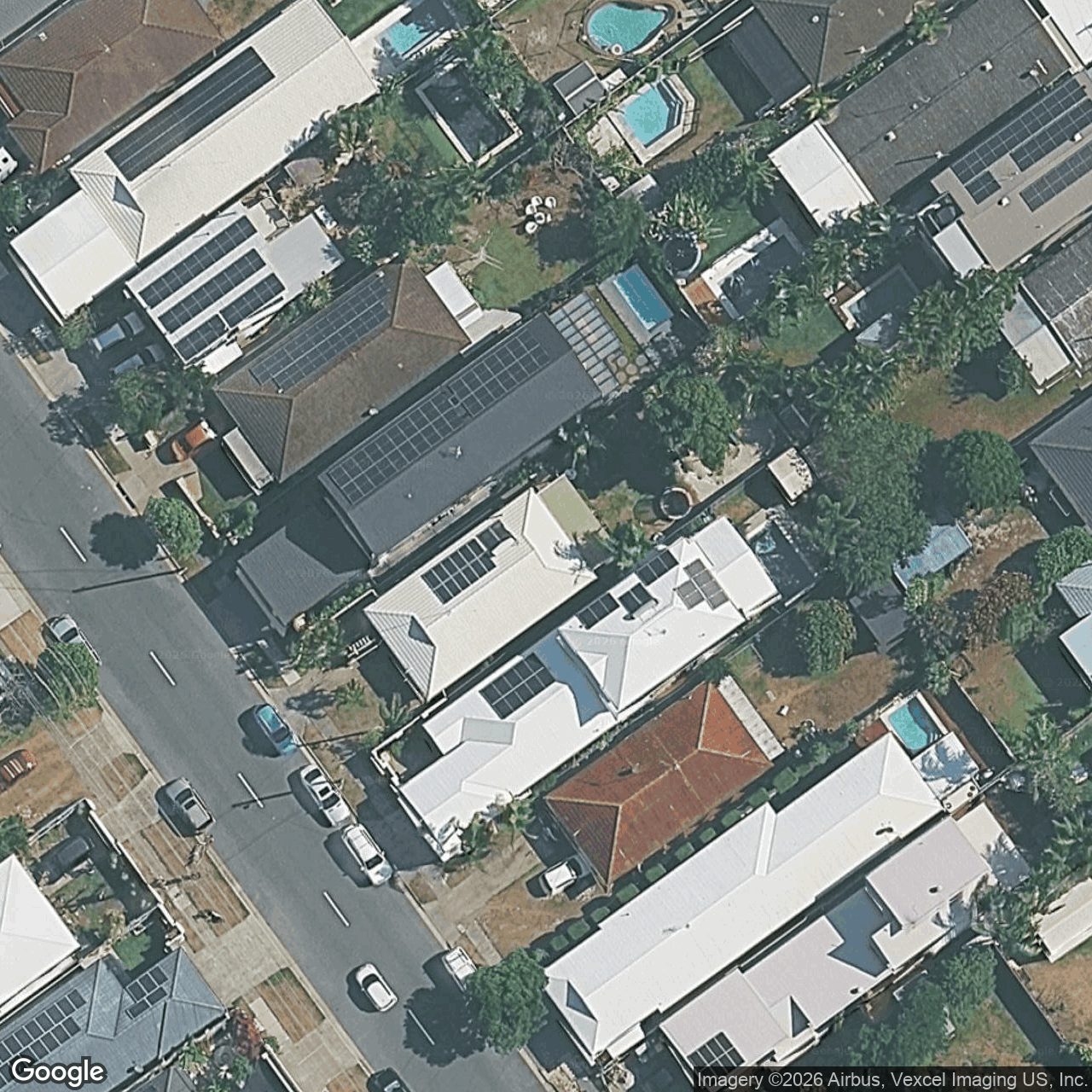 Aerial view of 141 Nobby Parade, Miami QLD 4220