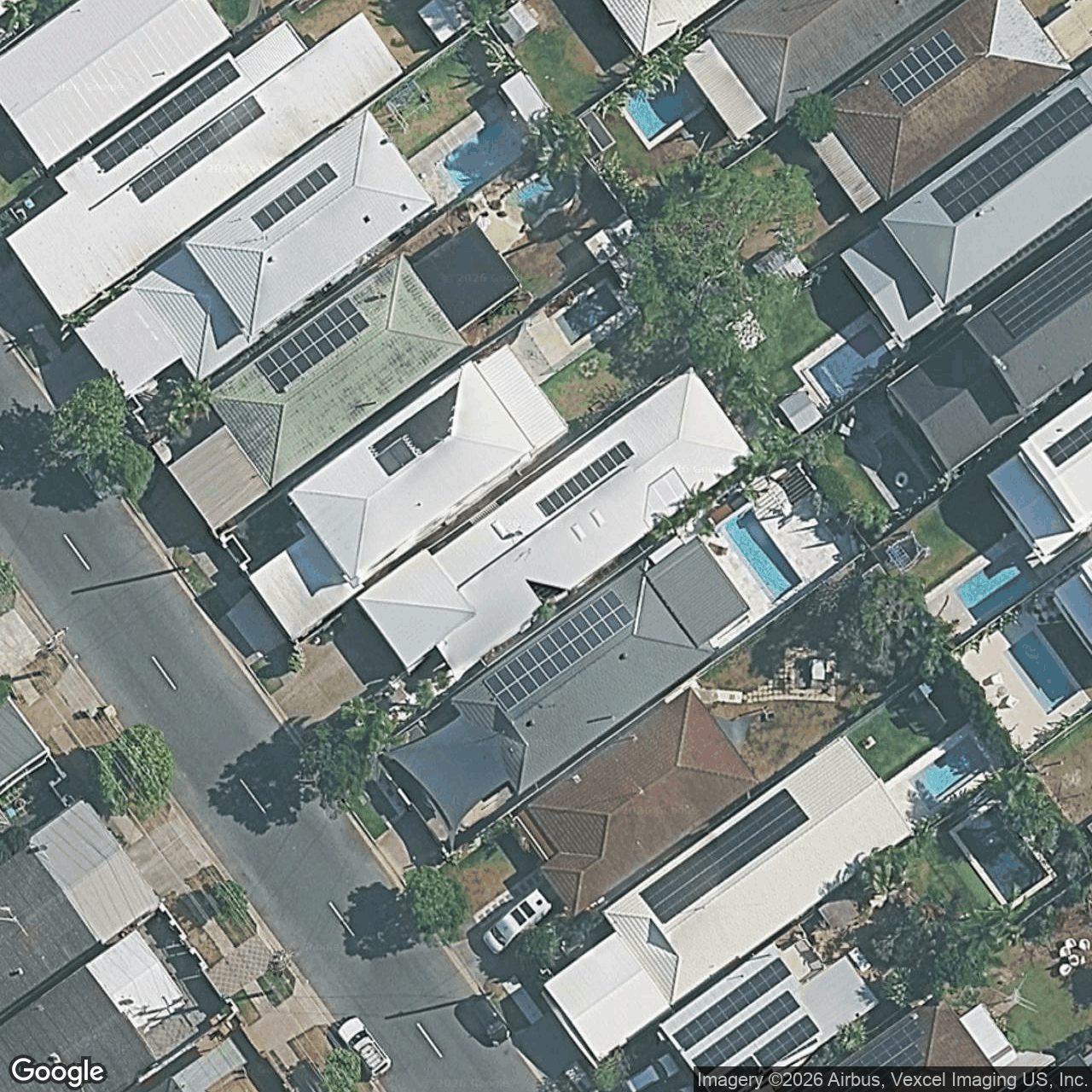 Aerial view of 155 Nobby Parade, Miami QLD 4220