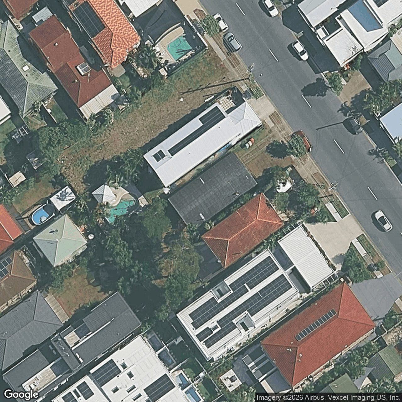 Aerial view of 116 Nobby Parade, Miami QLD 4220