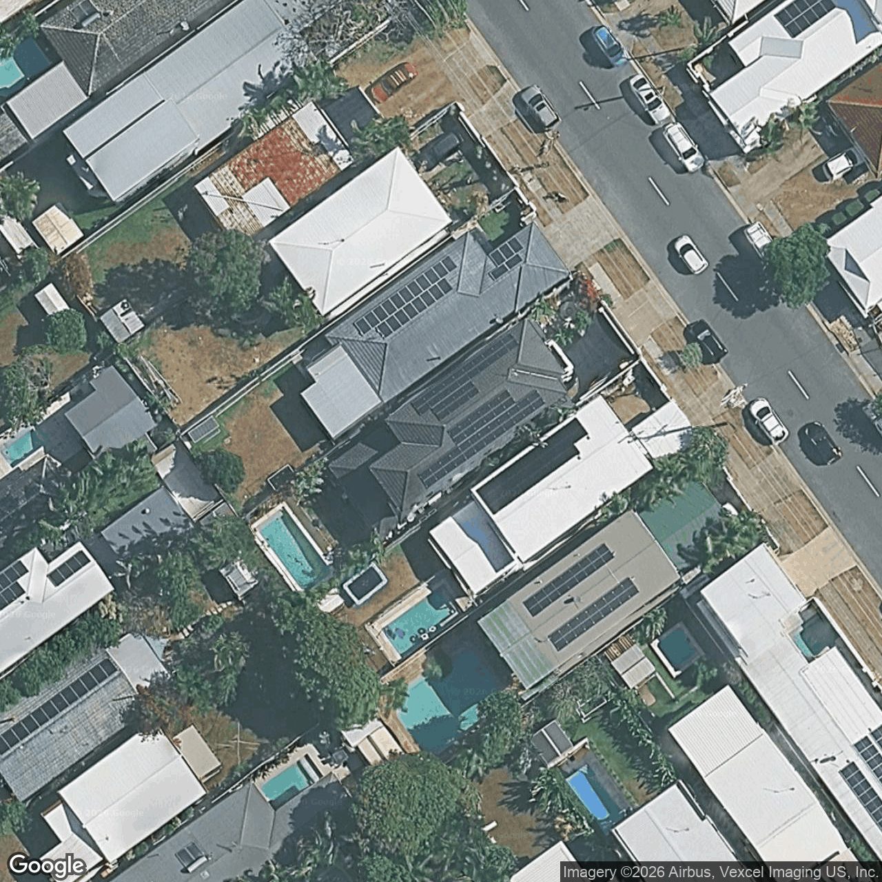 Aerial view of 132 Nobby Parade, Miami QLD 4220