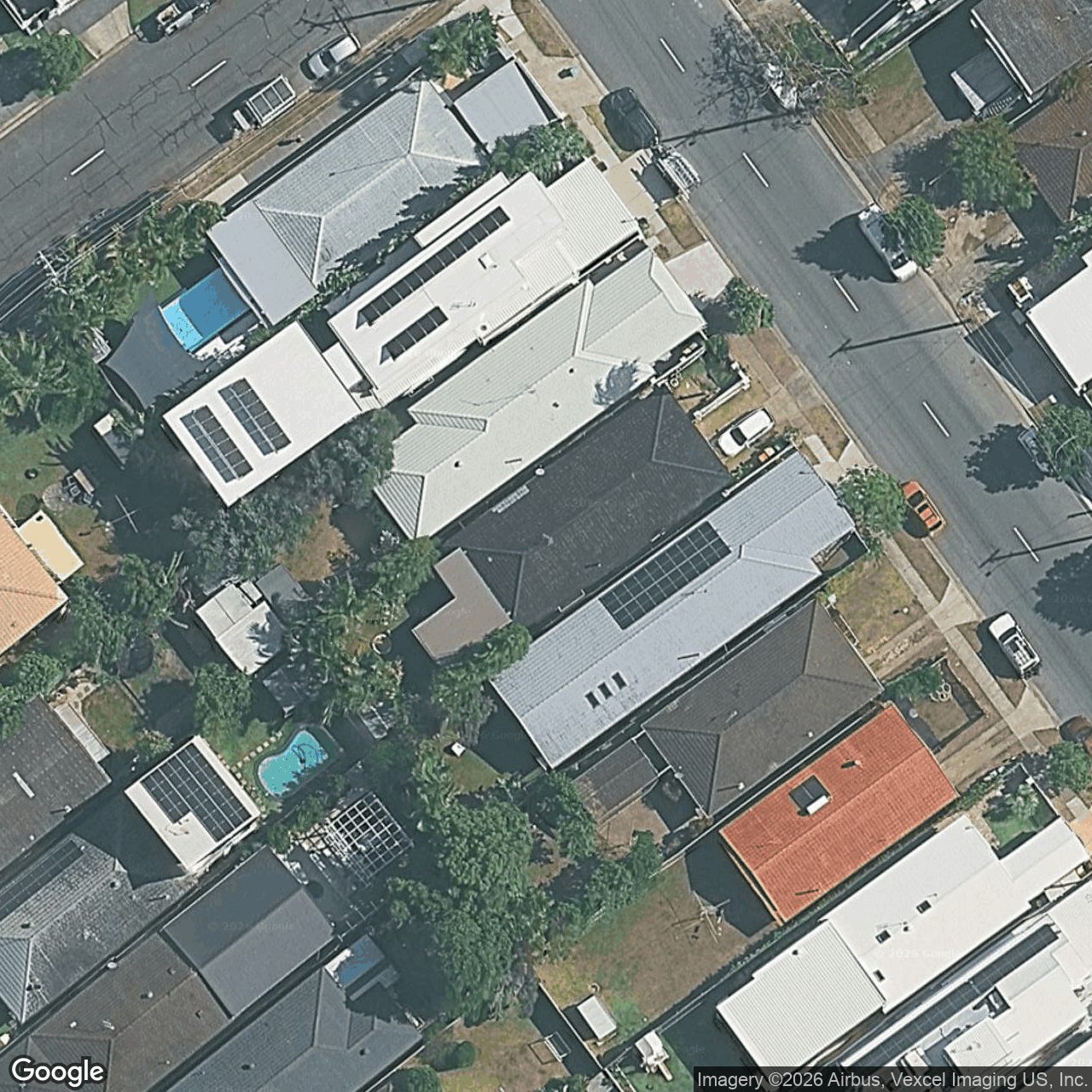 Aerial view of 106 Chainey Avenue, Miami QLD 4220