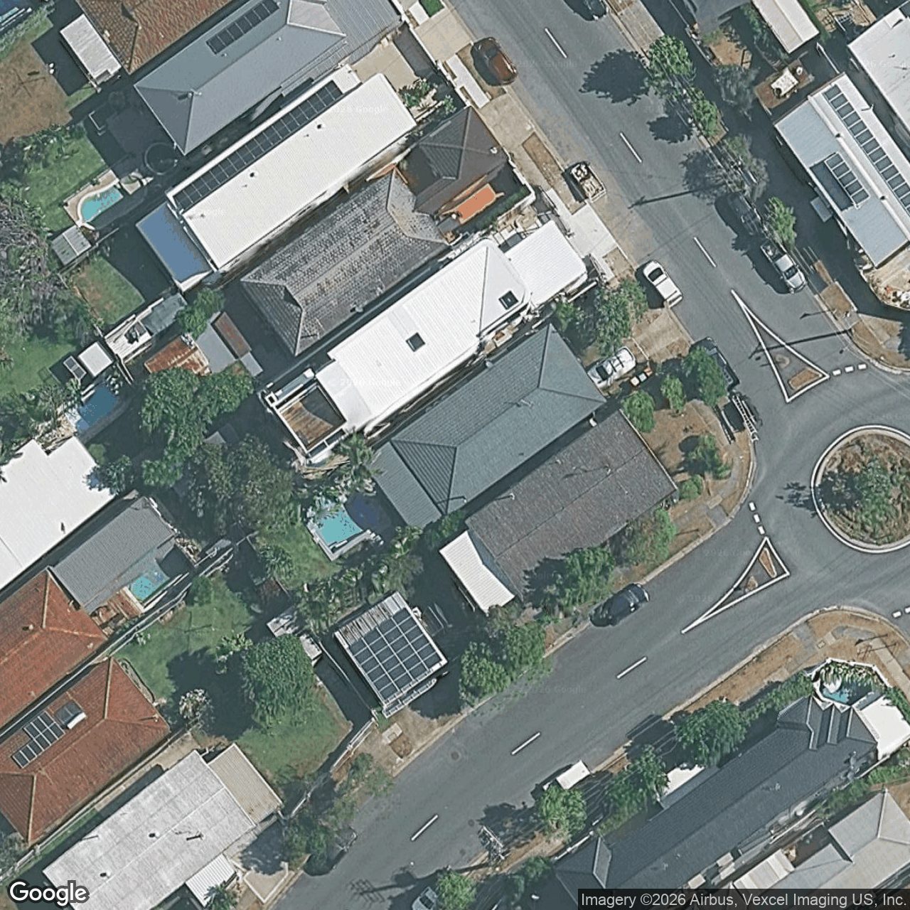 Aerial view of 66 Chainey Avenue, Miami QLD 4220