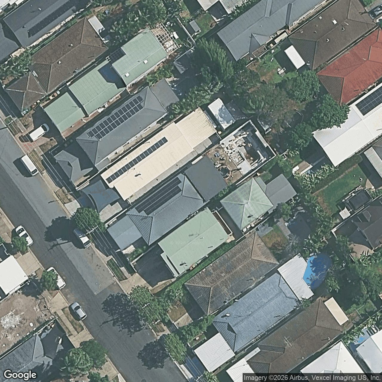 Aerial view of 9 Chainey Avenue, Miami QLD 4220