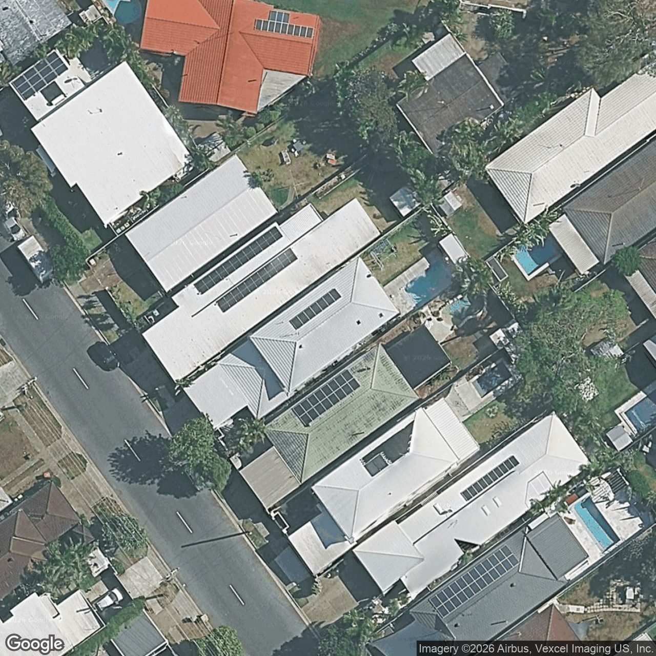 Aerial view of 161 Nobby Parade, Miami QLD 4220