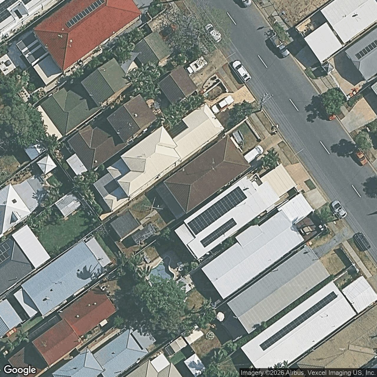 Aerial view of 102 Nobby Parade, Miami QLD 4220