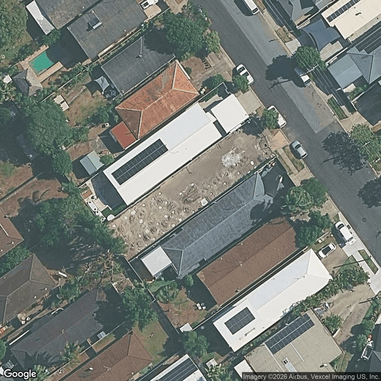 Aerial view of 10 Chainey Avenue, Miami QLD 4220