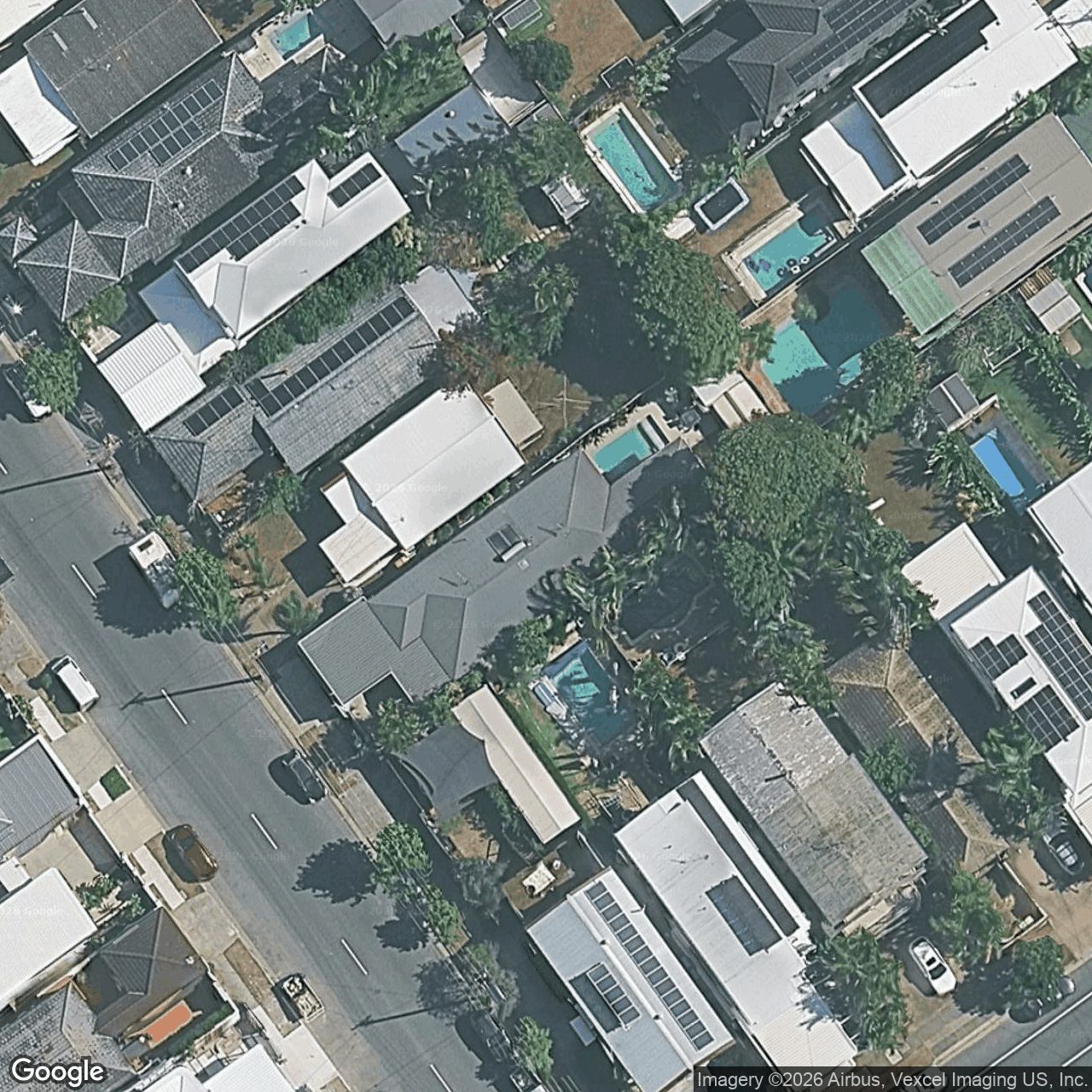 Aerial view of 73 Chainey Avenue, Miami QLD 4220
