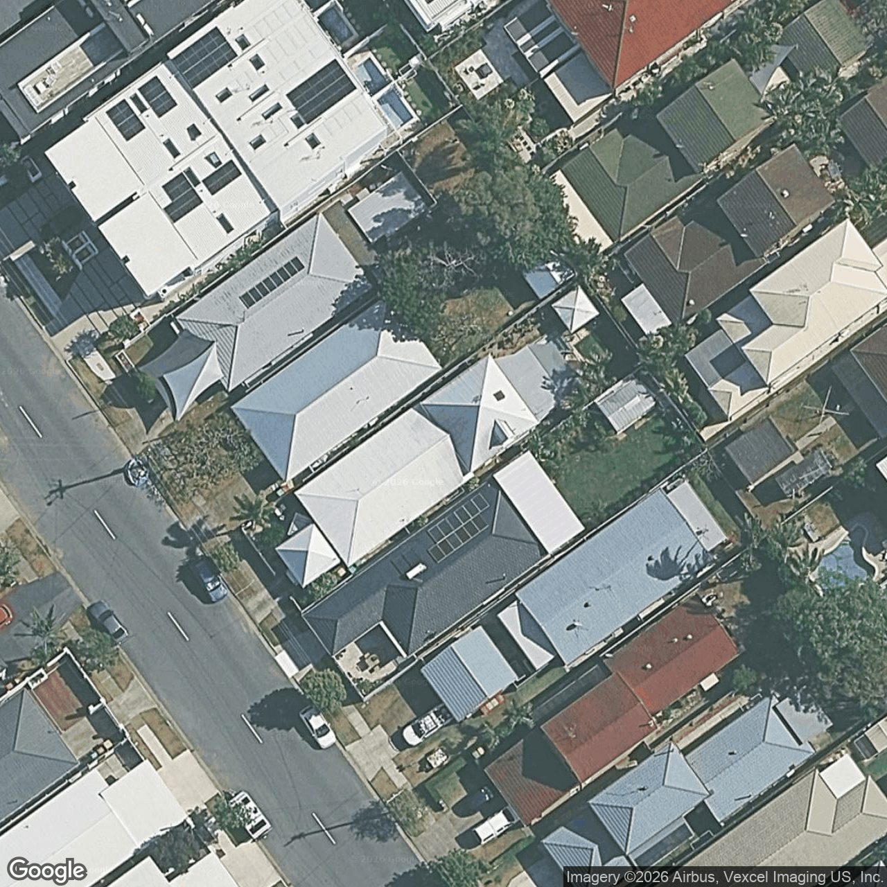 Aerial view of 37 Chainey Avenue, Miami QLD 4220