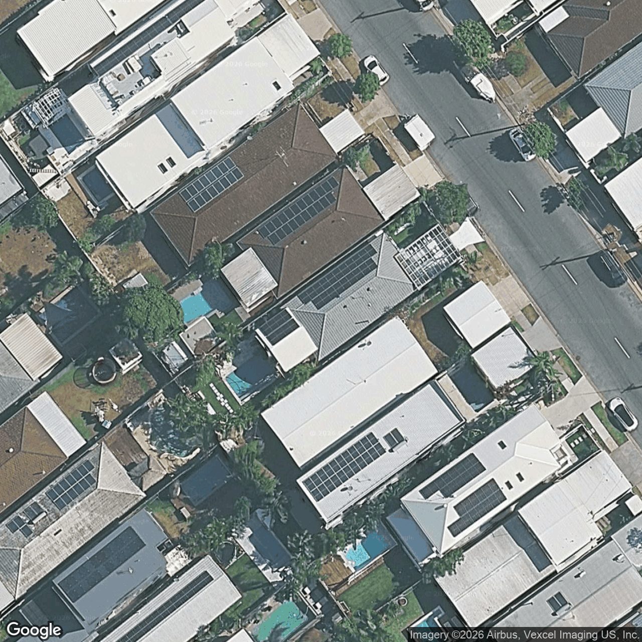 Aerial view of 88 Chainey Avenue, Miami QLD 4220