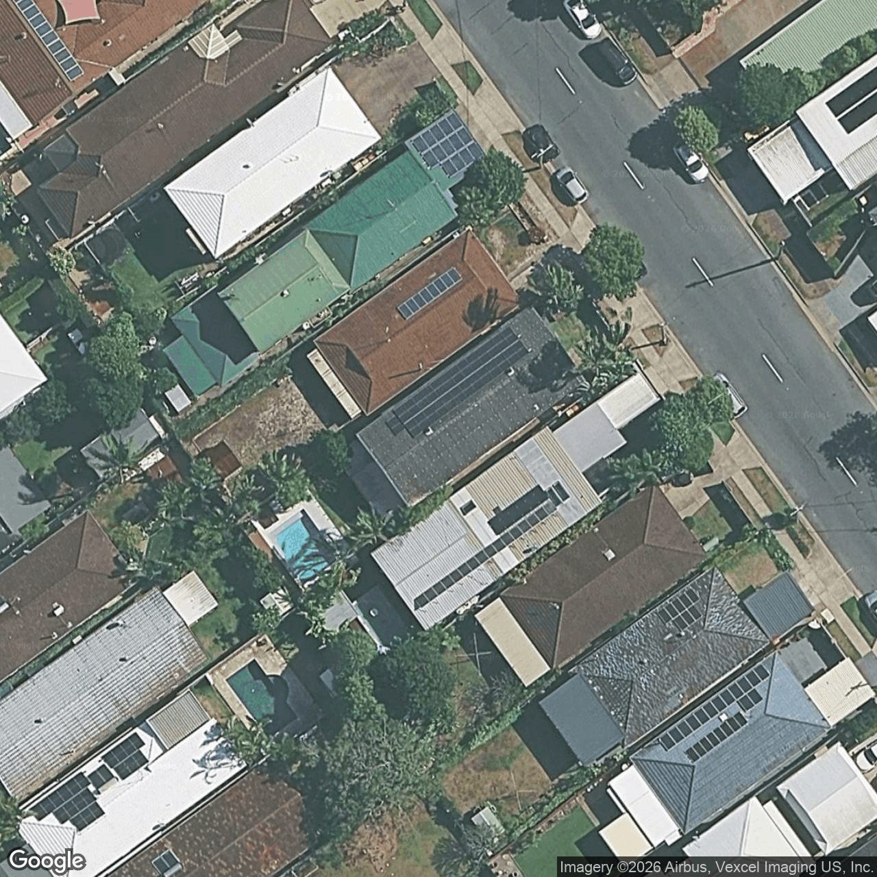 Aerial view of 104 Sunshine Parade, Miami QLD 4220