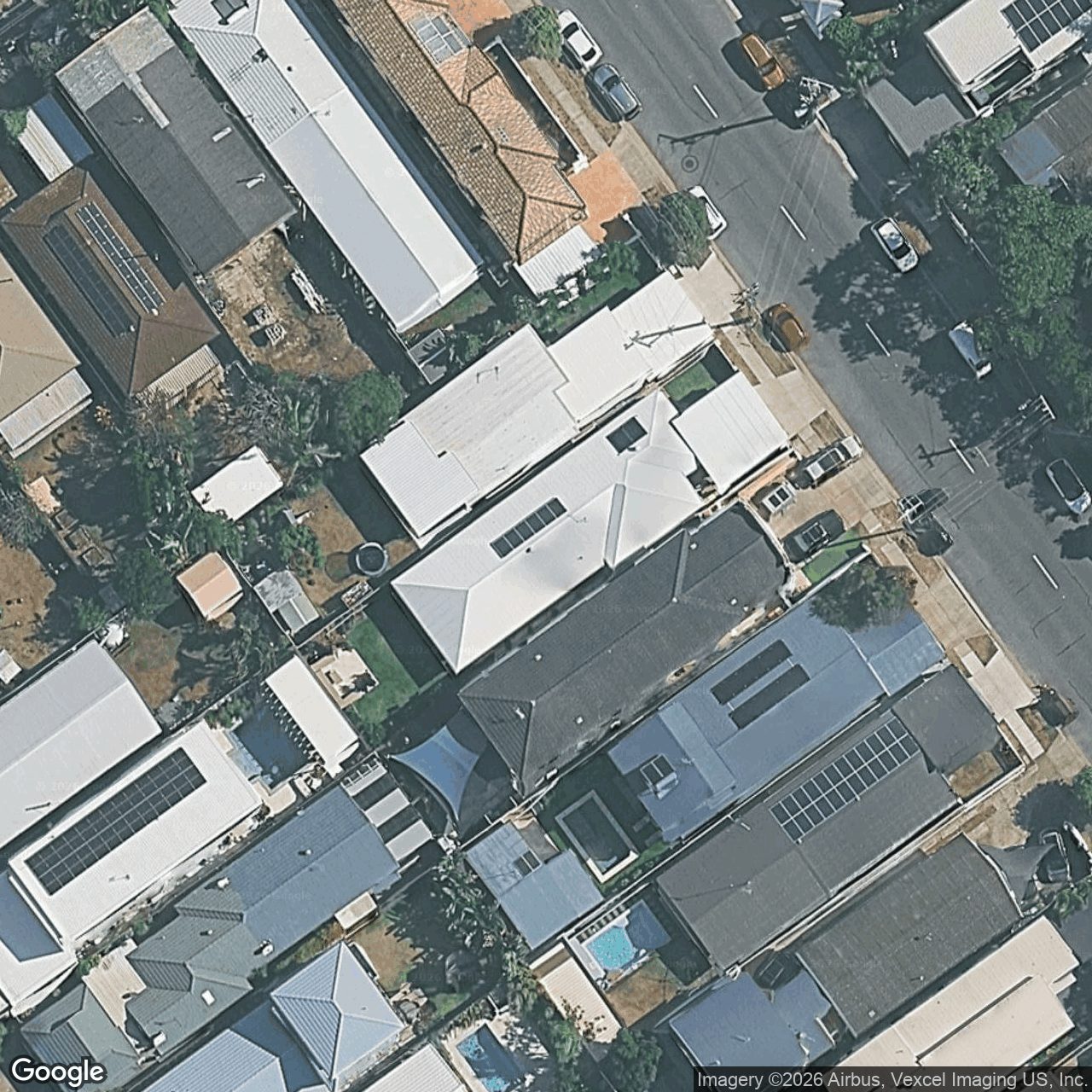 Aerial view of 140 Sunshine Parade, Miami QLD 4220