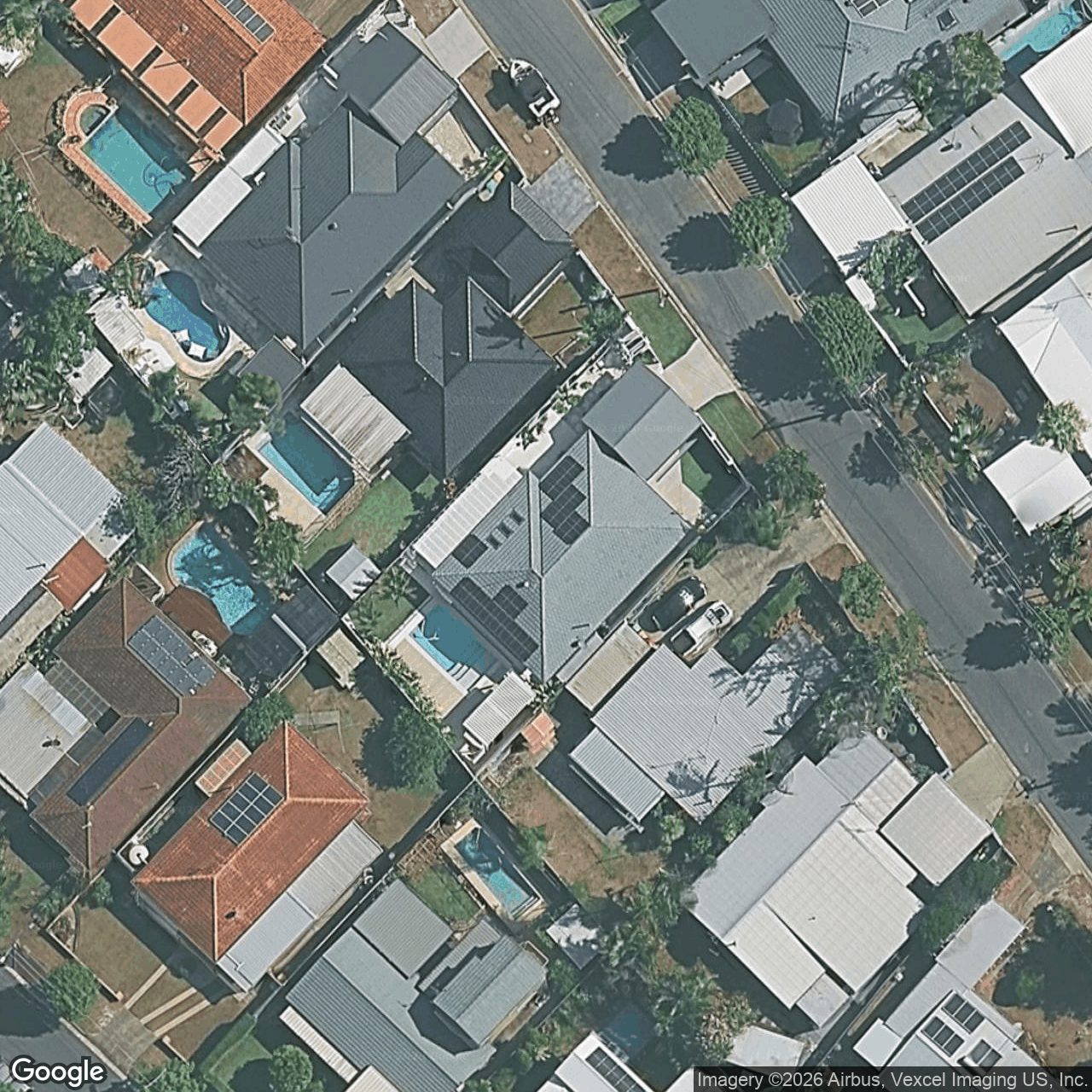 Aerial view of 10 Lesley Avenue, Miami QLD 4220