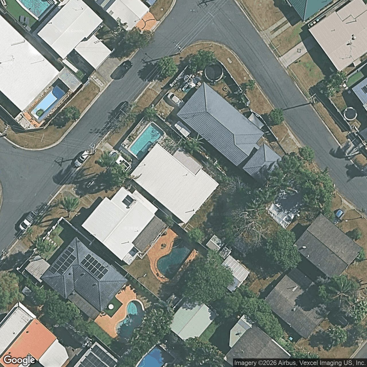 Aerial view of 4 Gaye Parade, Miami QLD 4220