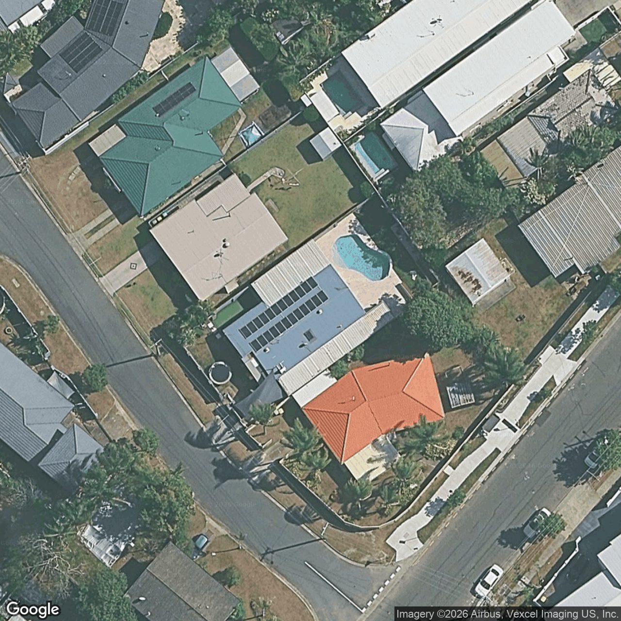 Aerial view of 27 Lesley Avenue, Miami QLD 4220