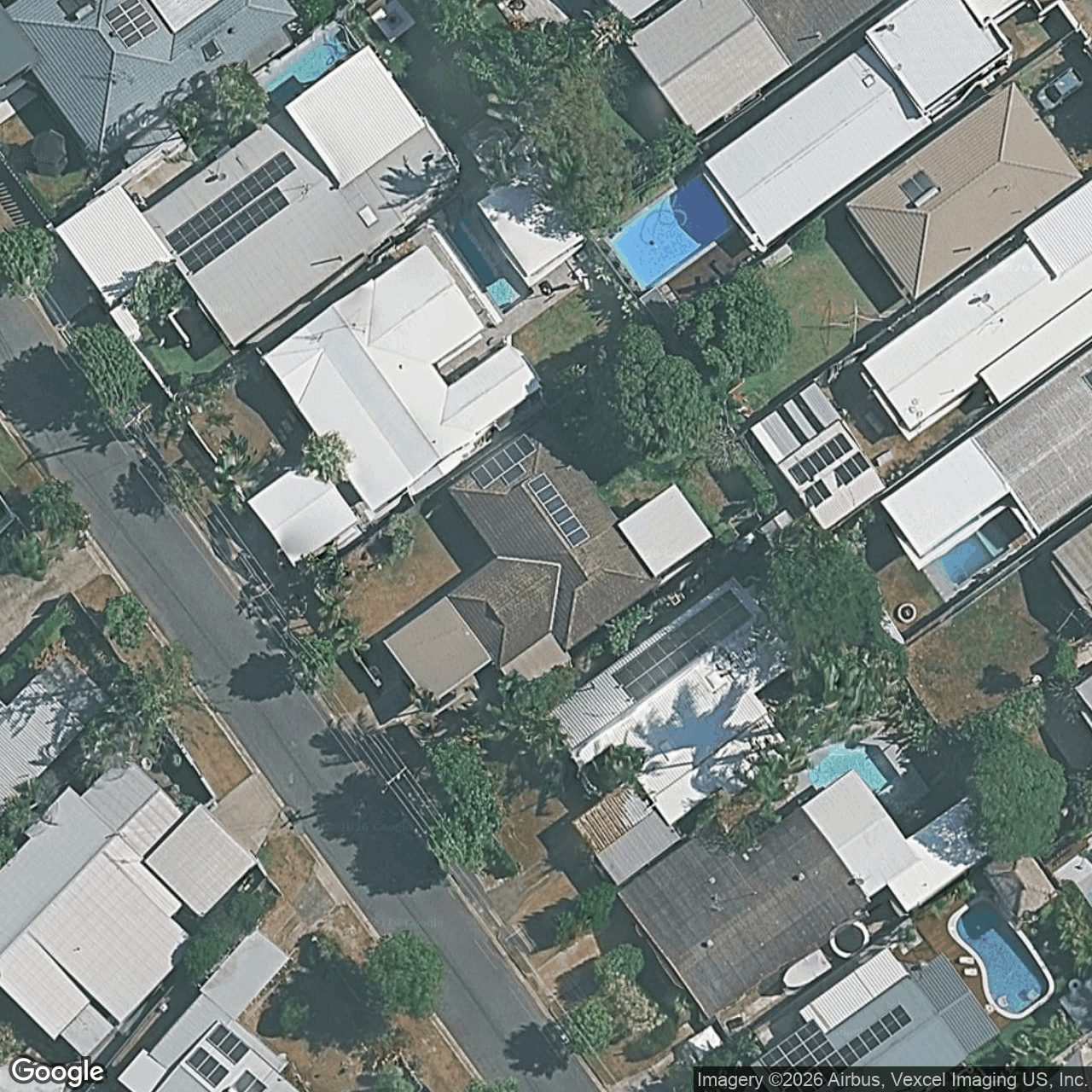 Aerial view of 13 Lesley Avenue, Miami QLD 4220
