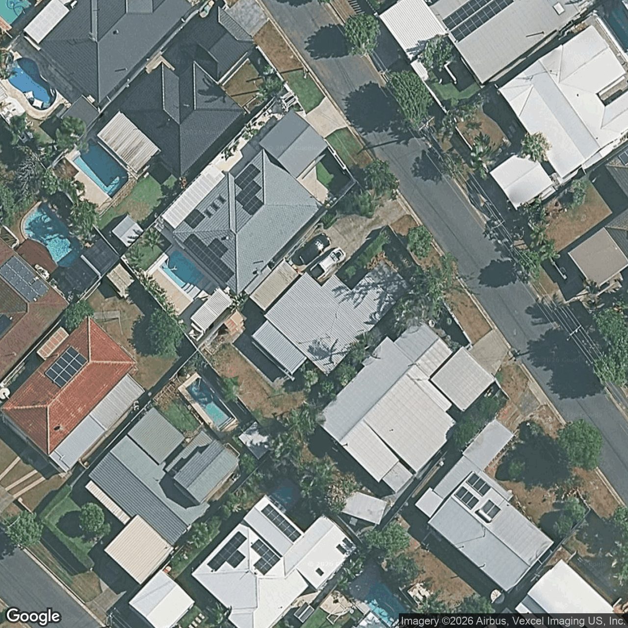 Aerial view of 12 Lesley Avenue, Miami QLD 4220