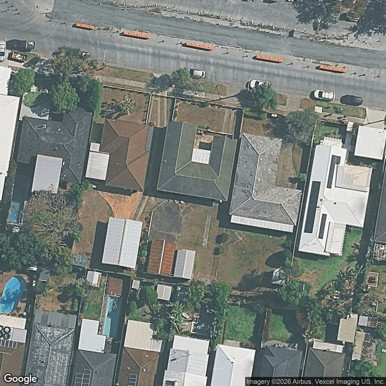 Aerial view of 28 Paradise Avenue, Miami QLD 4220