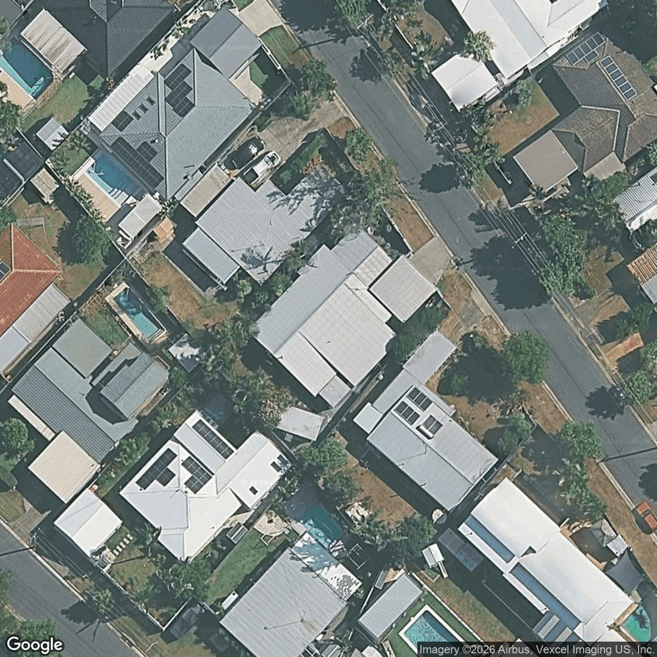 Aerial view of 14 Lesley Avenue, Miami QLD 4220