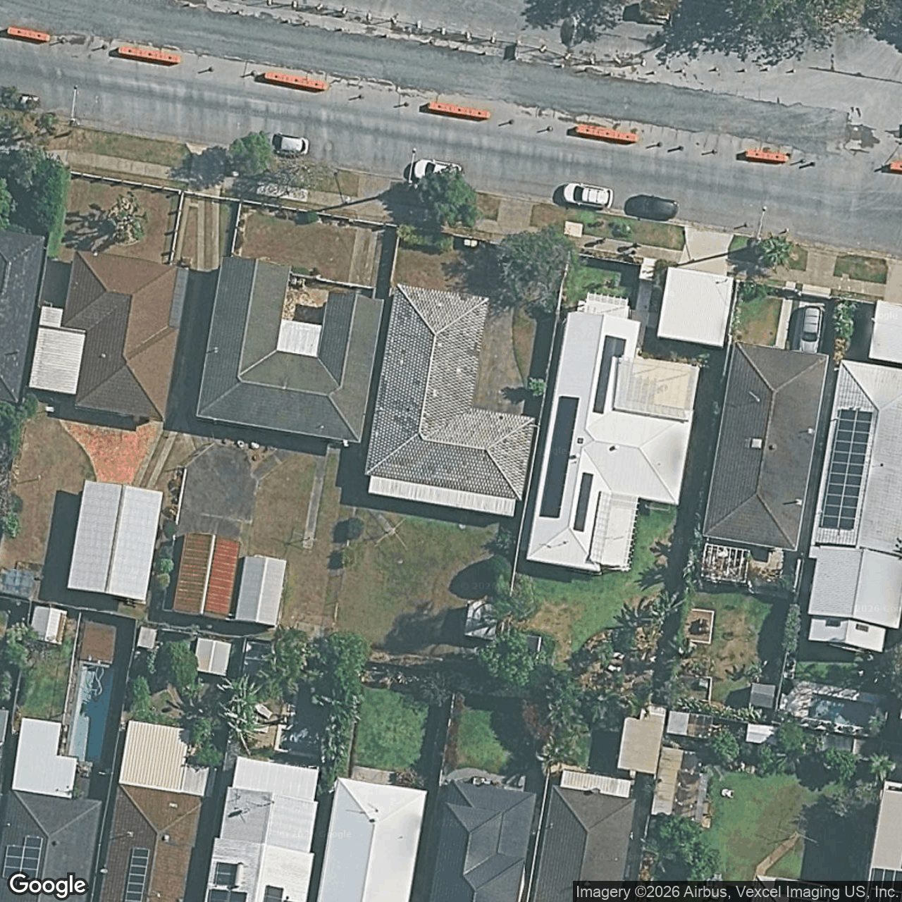 Aerial view of 26 Paradise Avenue, Miami QLD 4220