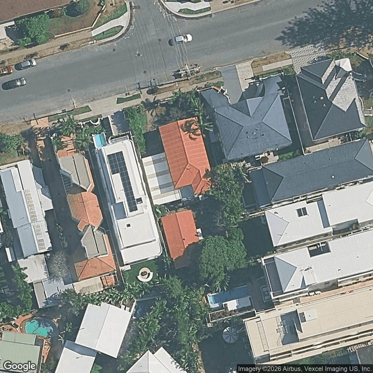 Aerial view of 4 Santa Monica Road, Miami QLD 4220