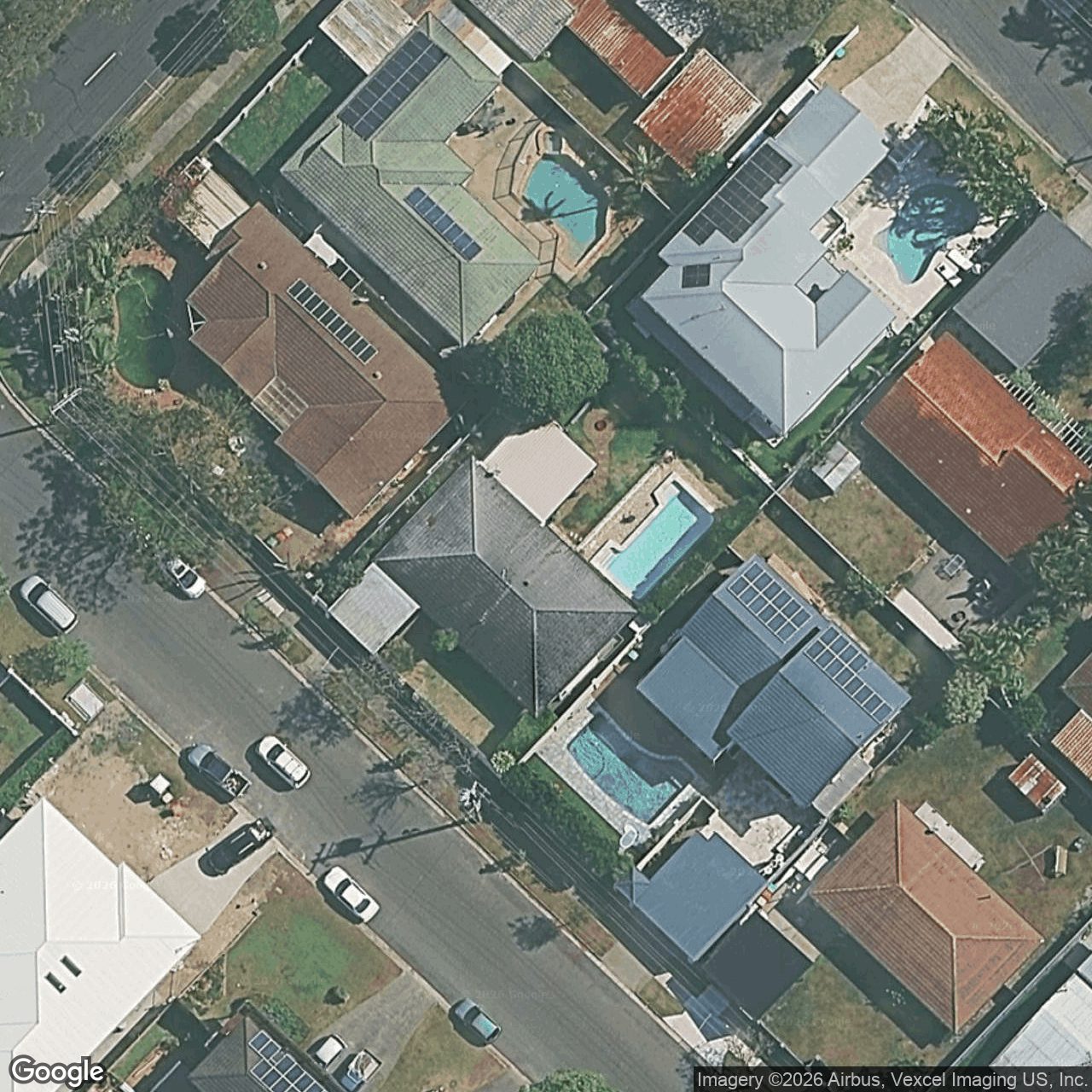 Aerial view of 3 Bradley Avenue, Miami QLD 4220