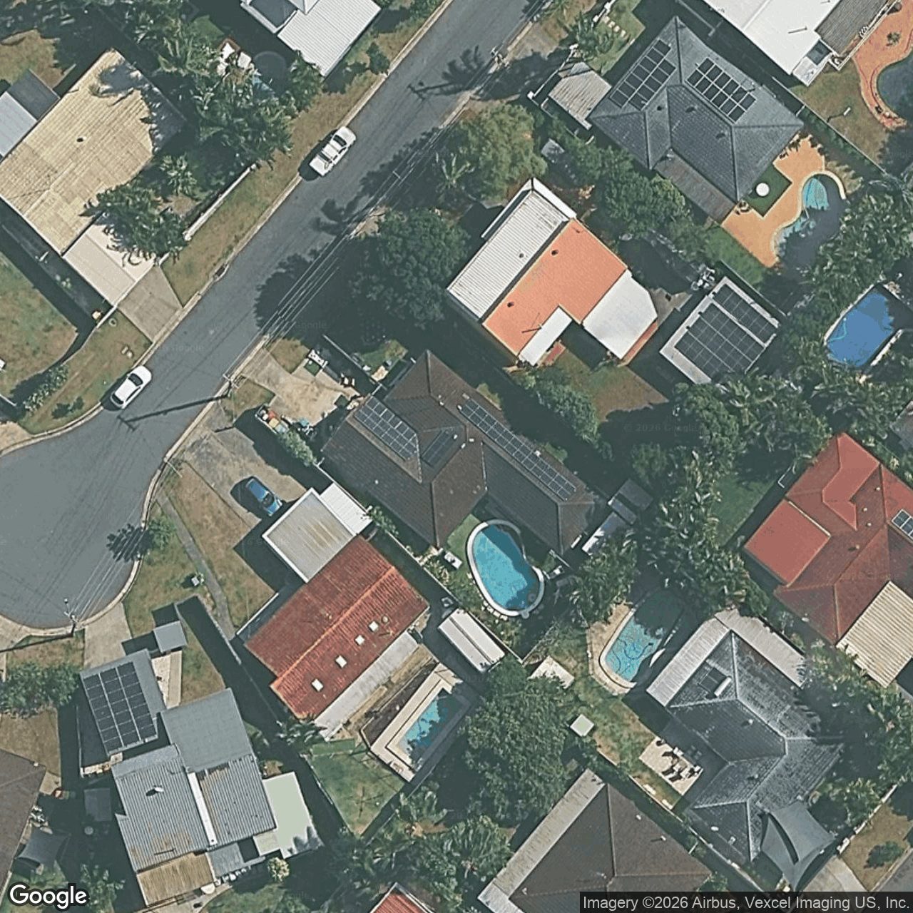 Aerial view of 12 Gaye Parade, Miami QLD 4220