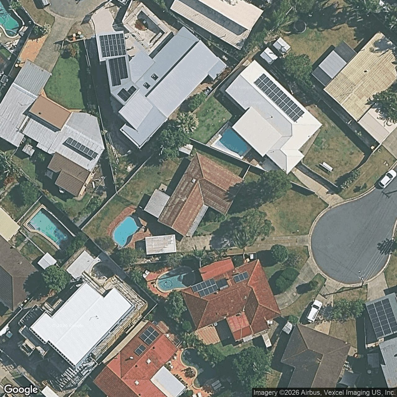 Aerial view of 15 Gaye Parade, Miami QLD 4220