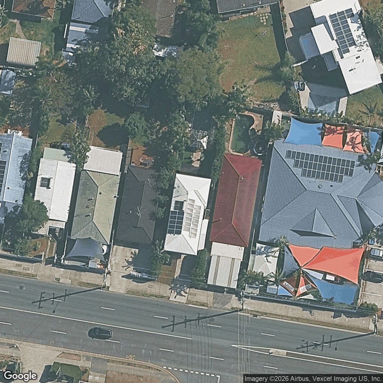 Aerial view of 29 Pacific Avenue, Miami QLD 4220