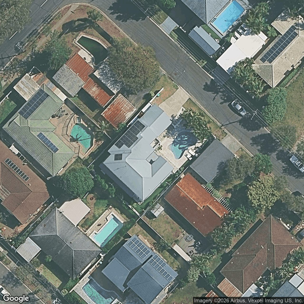 Aerial view of 4 June Court, Miami QLD 4220