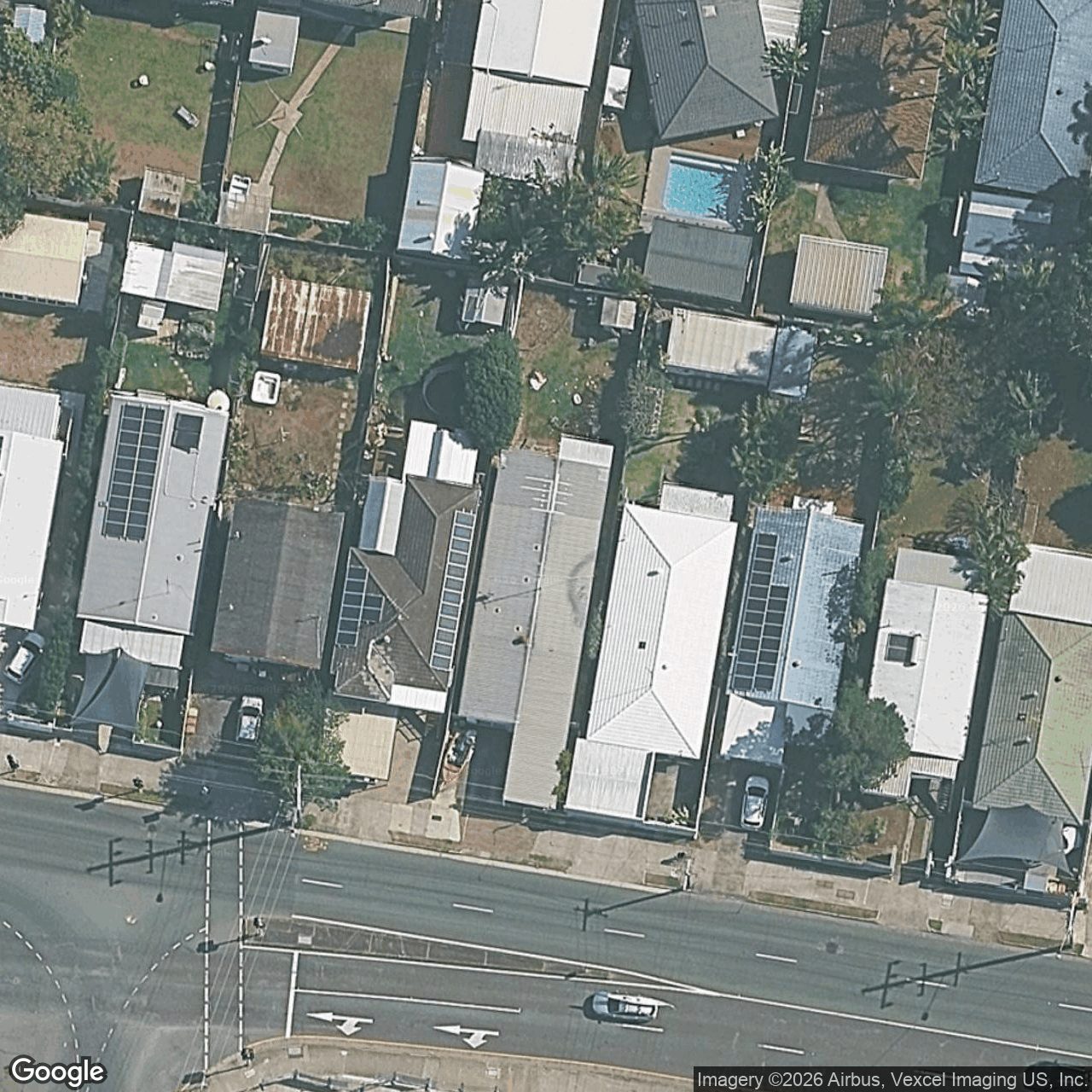 Aerial view of 41 Pacific Avenue, Miami QLD 4220