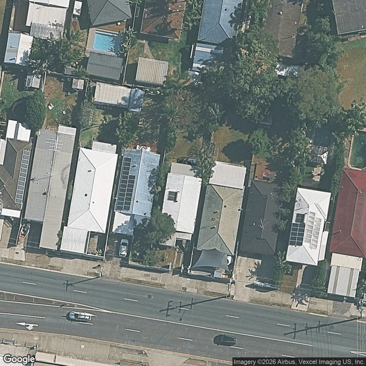 Aerial view of 35 Pacific Avenue, Miami QLD 4220