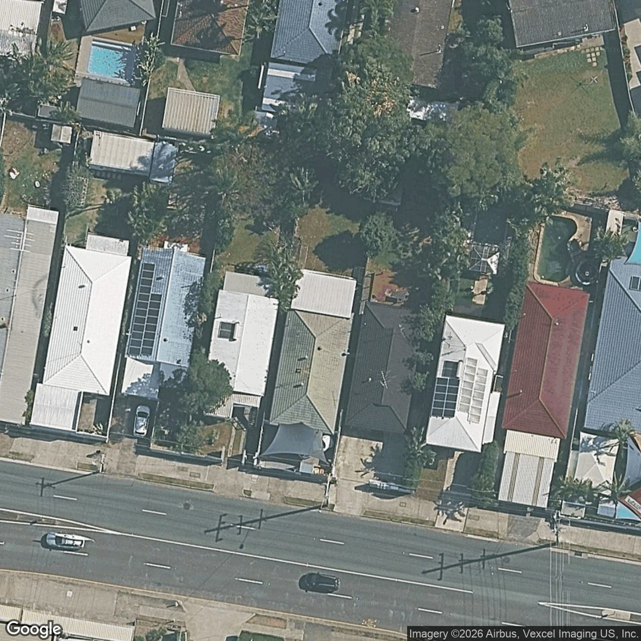 Aerial view of 33 Pacific Avenue, Miami QLD 4220