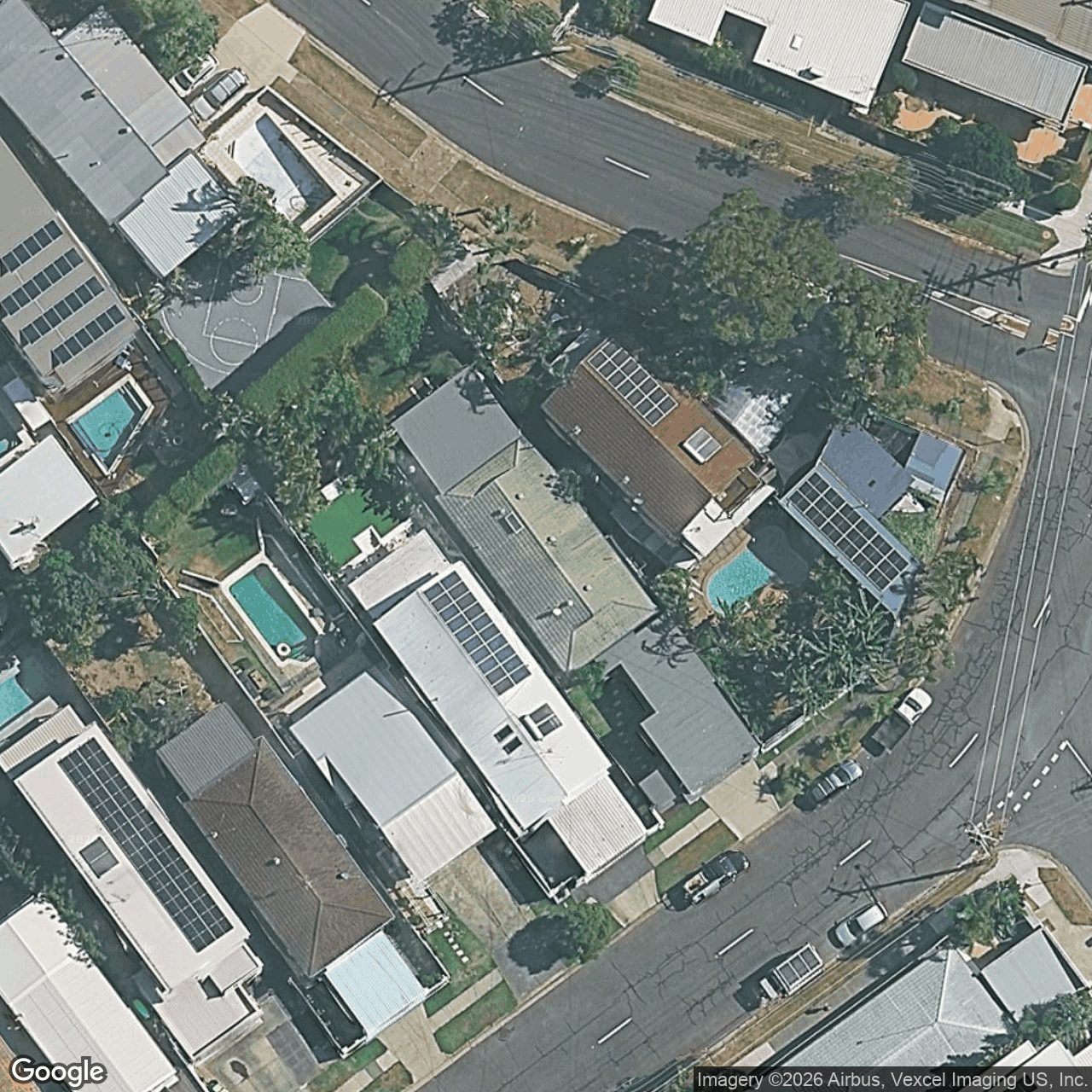 Aerial view of 57 Bardon Avenue, Miami QLD 4220