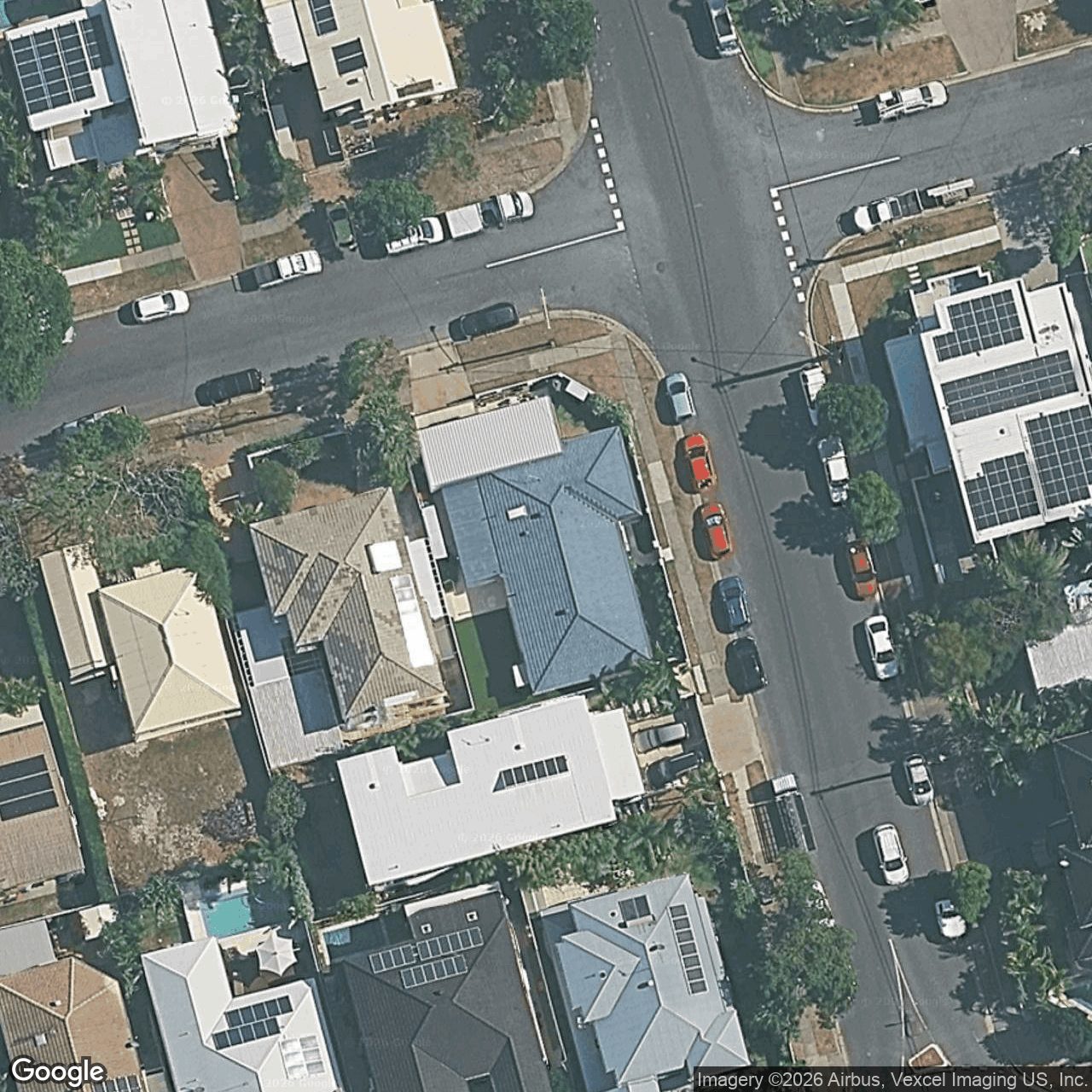 Aerial view of 2 Messines Crescent, Miami QLD 4220