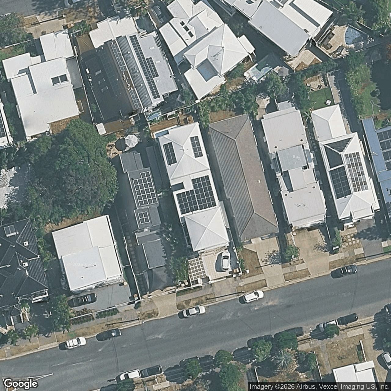 Aerial view of 13 Riviera Road, Miami QLD 4220