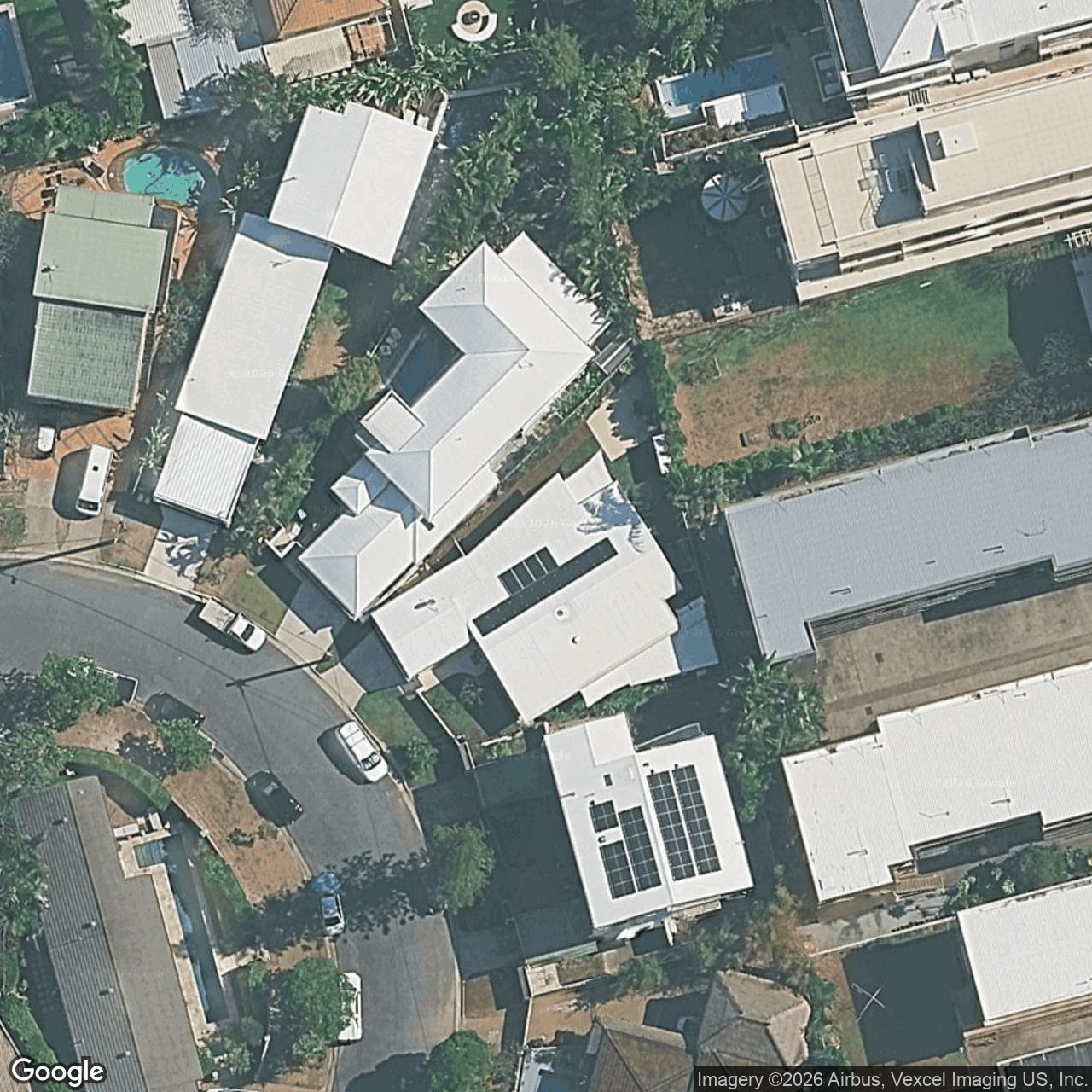 Aerial view of 48 Messines Crescent, Miami QLD 4220