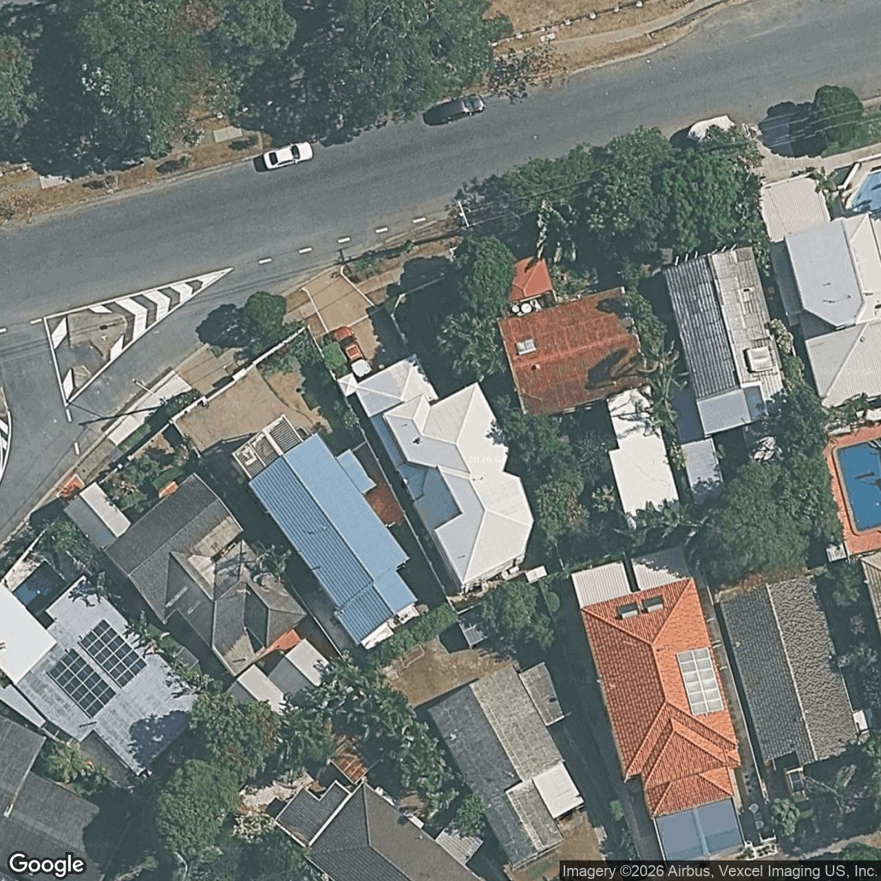 Aerial view of 30 Santa Monica Road, Miami QLD 4220