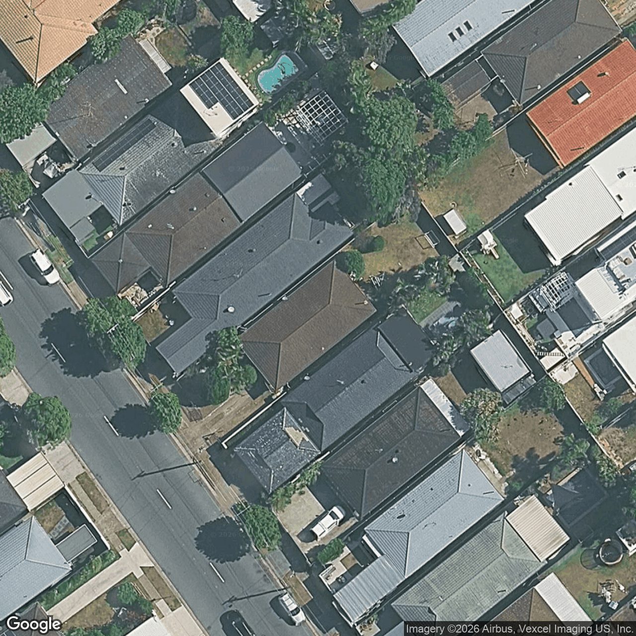Aerial view of 111 Albion Avenue, Miami QLD 4220