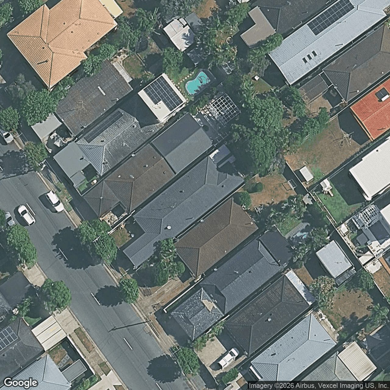 Aerial view of 113 Albion Avenue, Miami QLD 4220