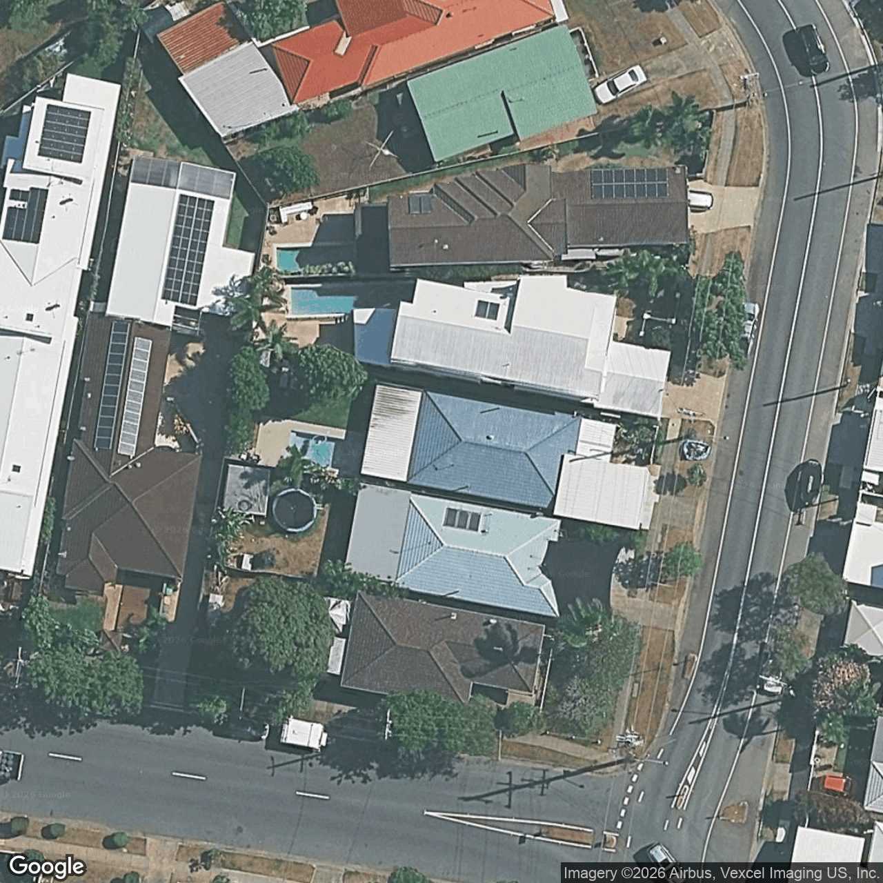 Aerial view of 52 Nobby Parade, Miami QLD 4220