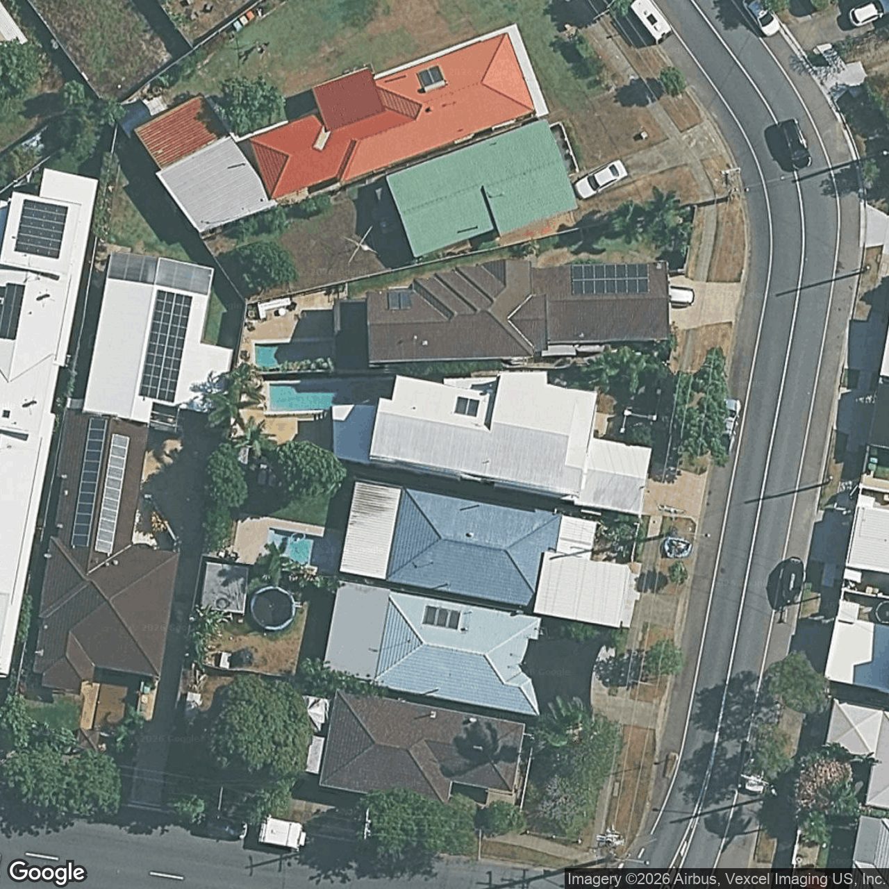 Aerial view of 54 Nobby Parade, Miami QLD 4220