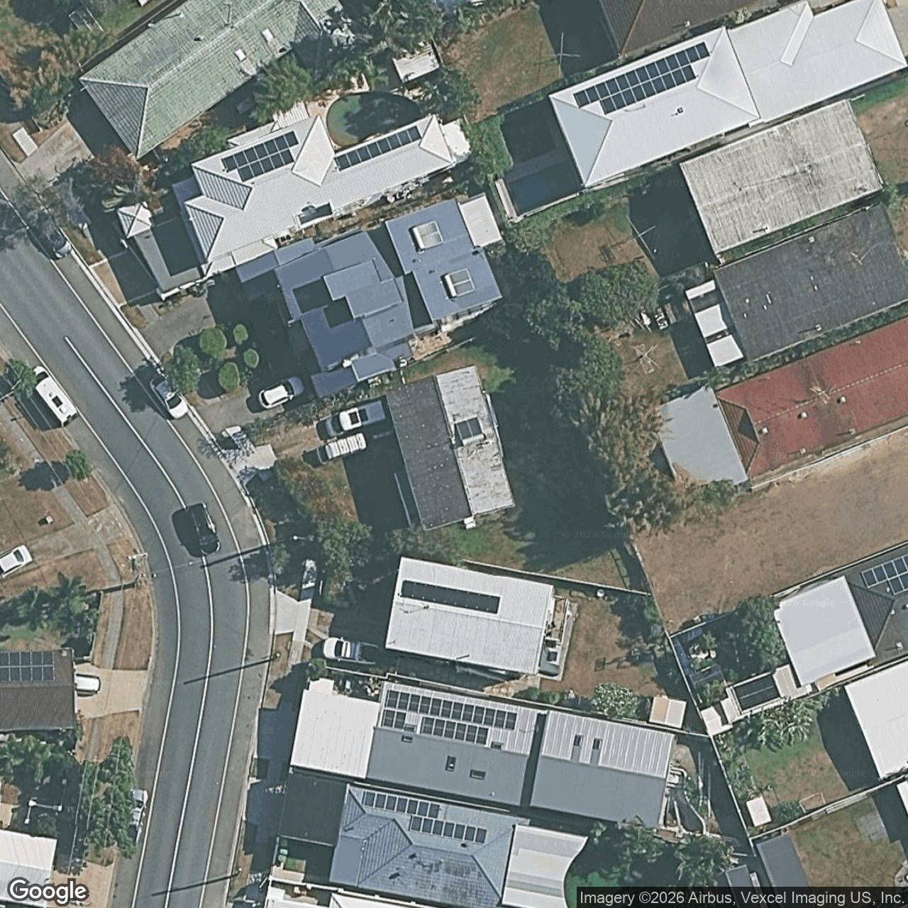 Aerial view of 65 Nobby Parade, Miami QLD 4220