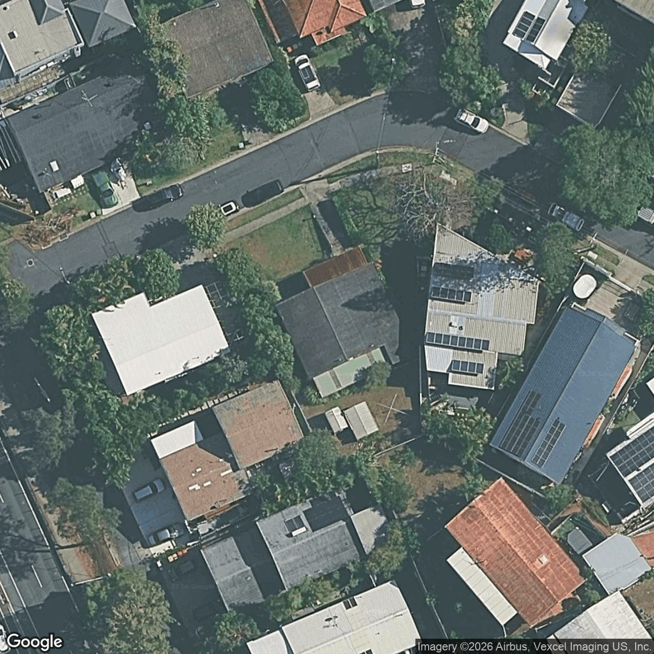Aerial view of 36 Brakes Crescent, Miami QLD 4220