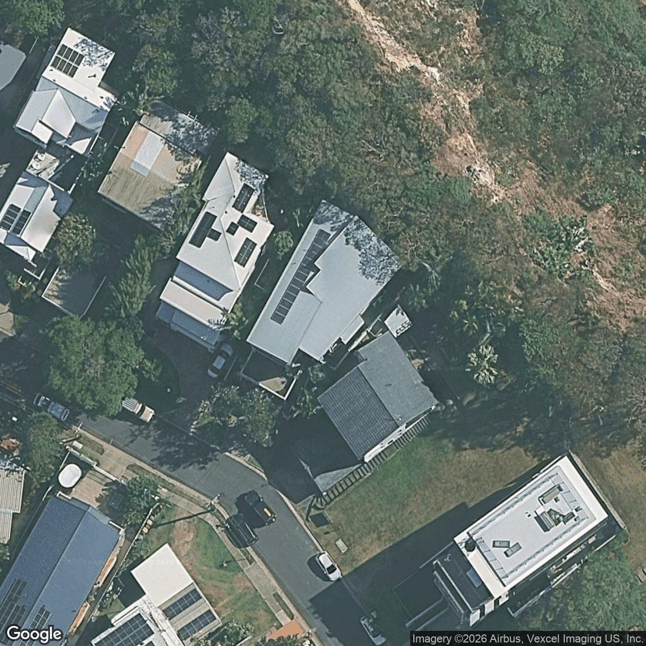 Aerial view of 29 Brakes Crescent, Miami QLD 4220