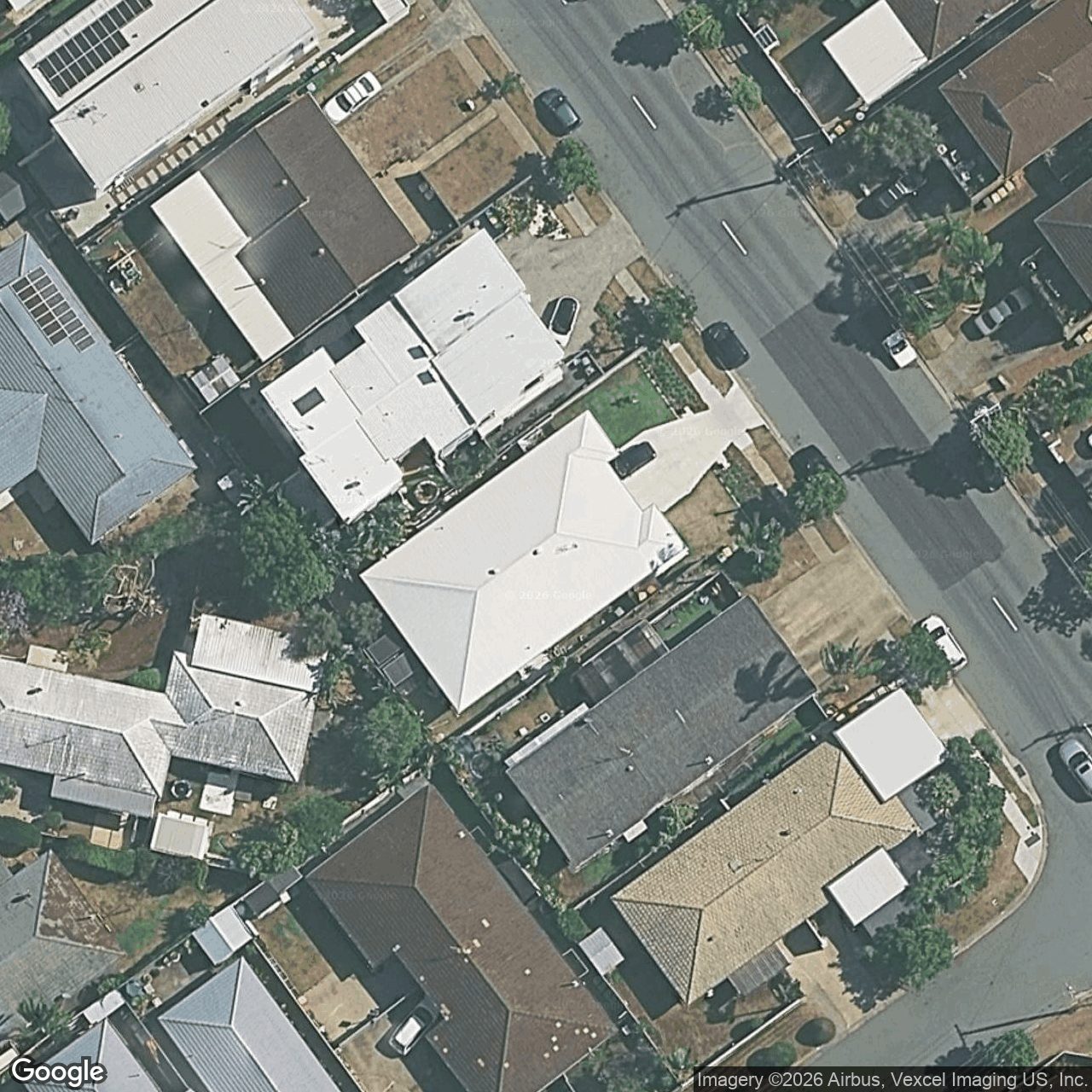 Aerial view of 34B Albion Avenue, Miami QLD 4220