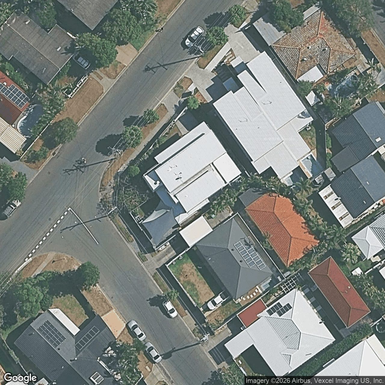Aerial view of 1 Adams Avenue, Miami QLD 4220