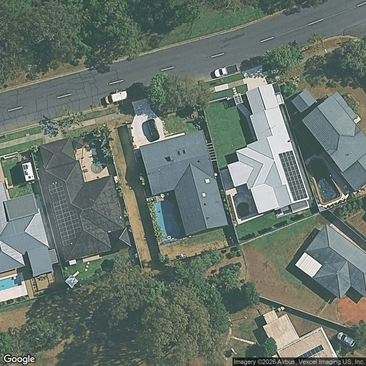 Aerial view of 90 Bardon Avenue, Miami QLD 4220