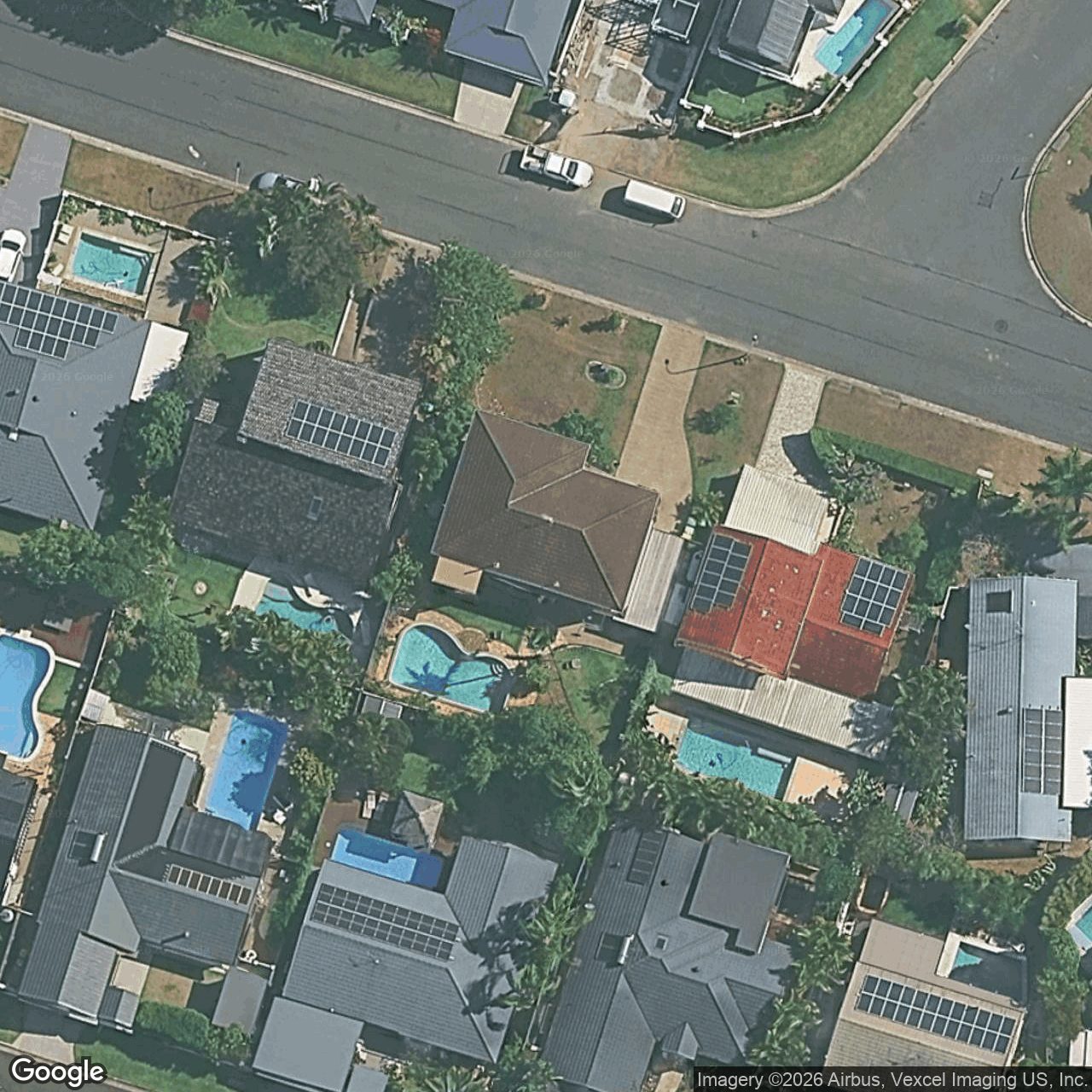 Aerial view of 8 Tulip Street, Miami QLD 4220